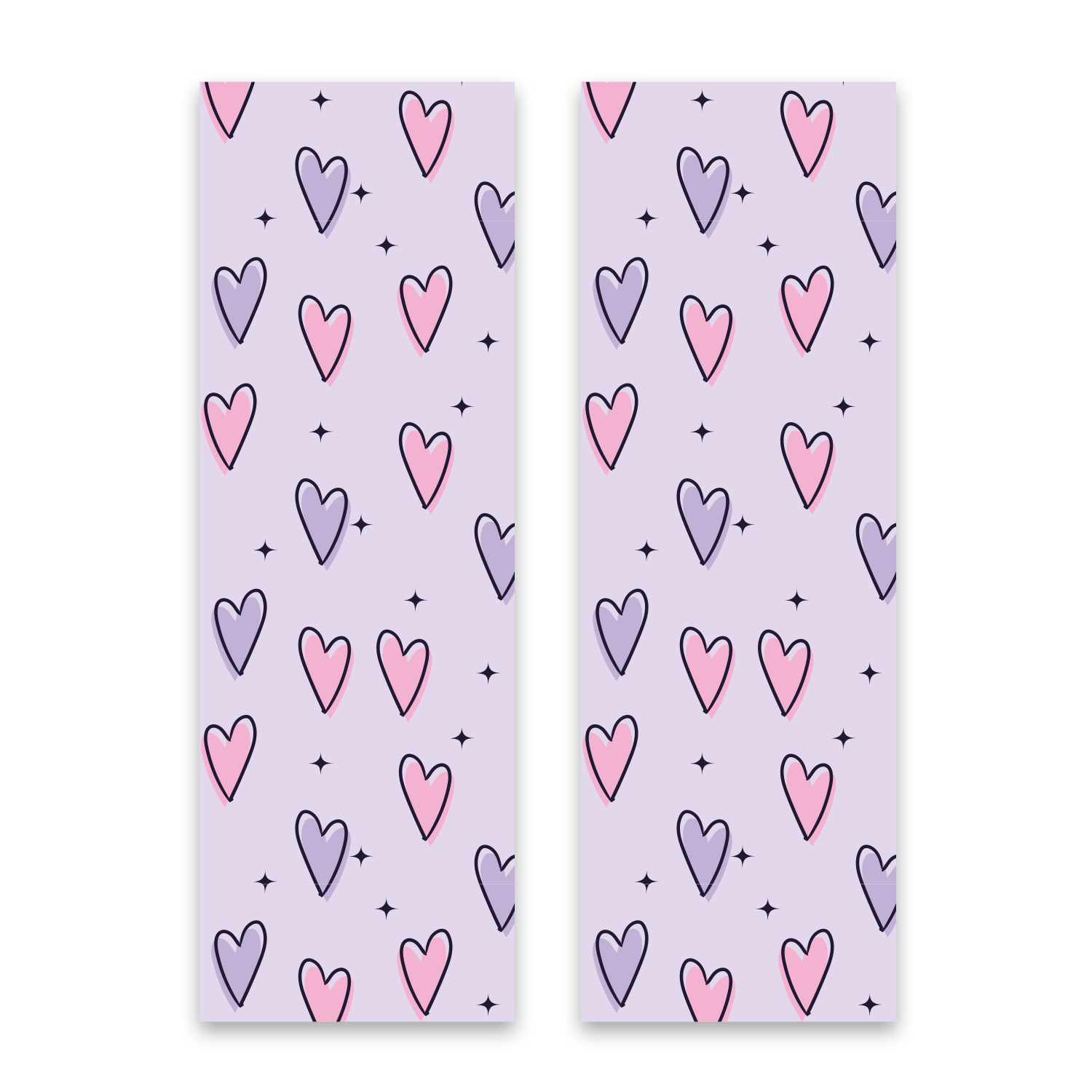 Purple Hearts - Bookmark
