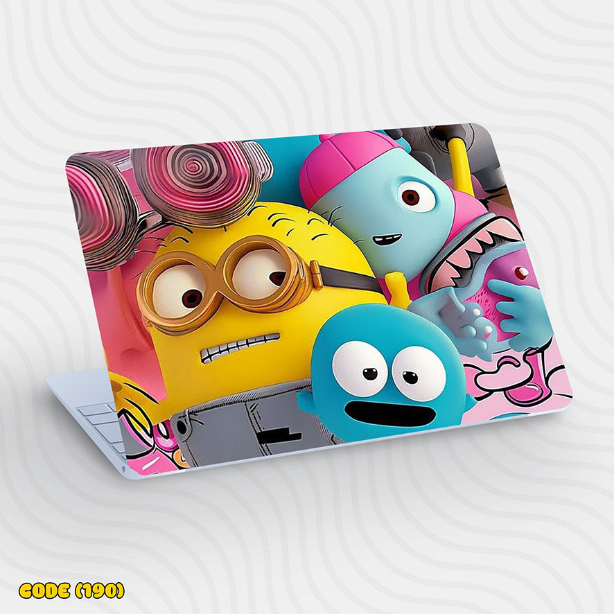 3D Minions - Laptop Skin