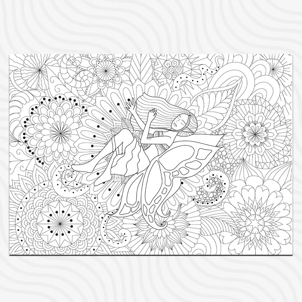 Butterfly Girl Roll (100x70)