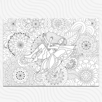 Butterfly Girl Roll (100x70)