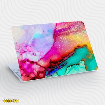 Abstract Colorful Fluid Art - Laptop Skin