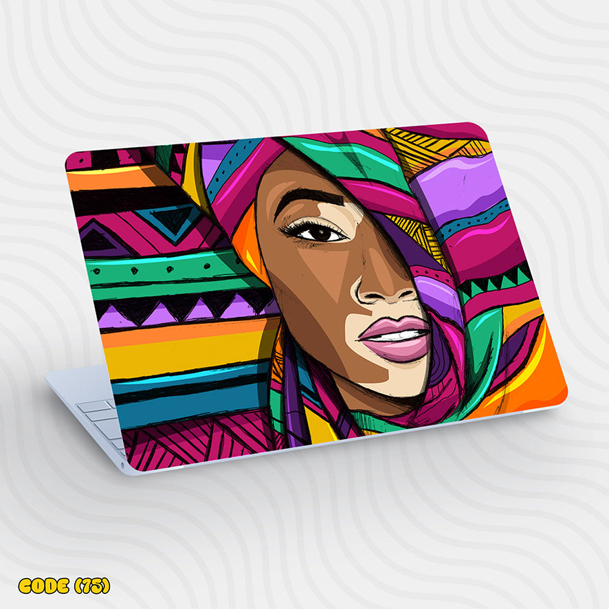 African Woman - Laptop Skin