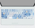 Baby Blue Flowers - Keyboard Sticker