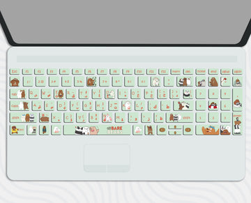 Bare Bears - Keyboard Sticker