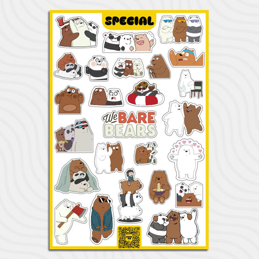 Bare Bears - Sticker Sheet – special