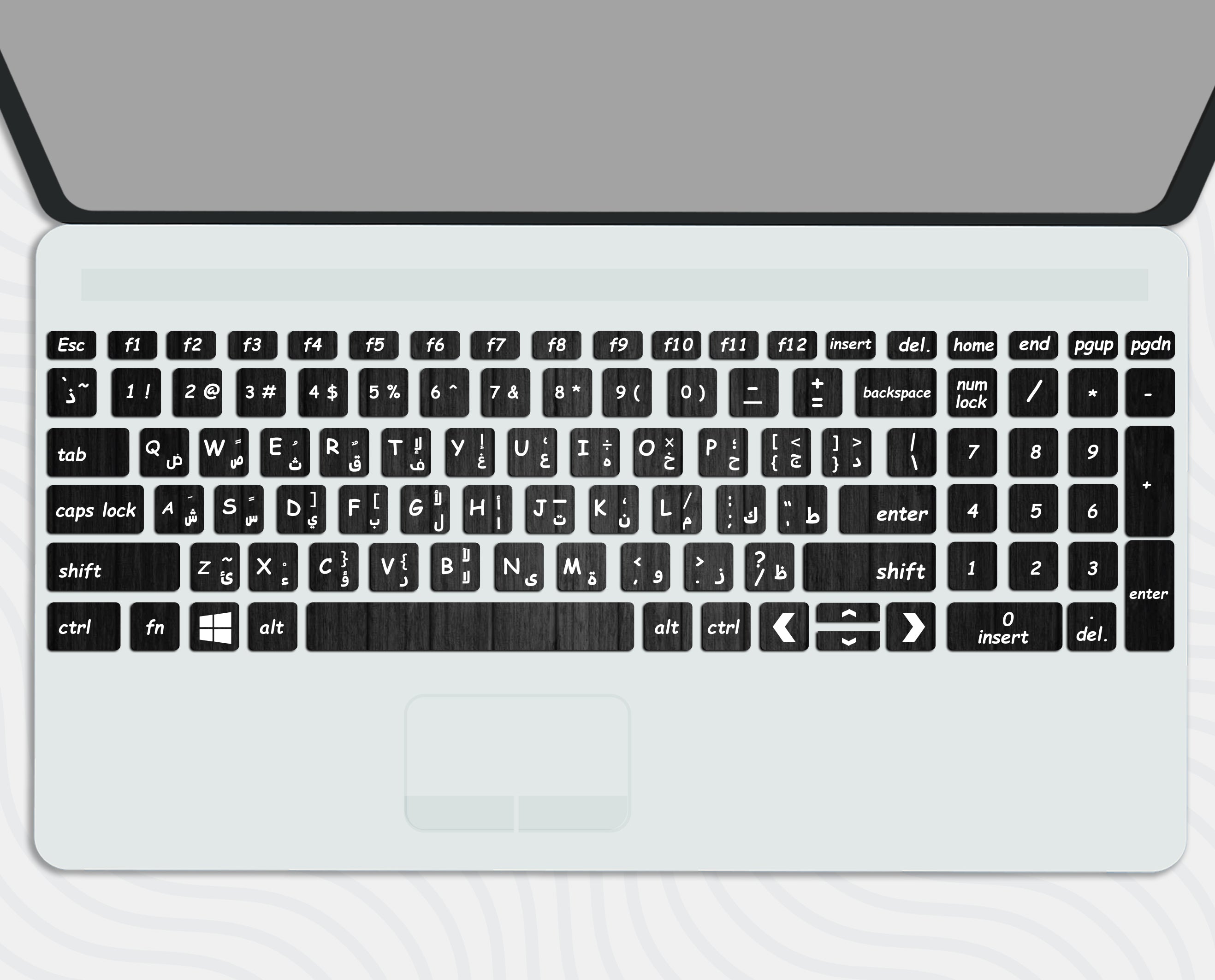Black  - Keyboard Sticker