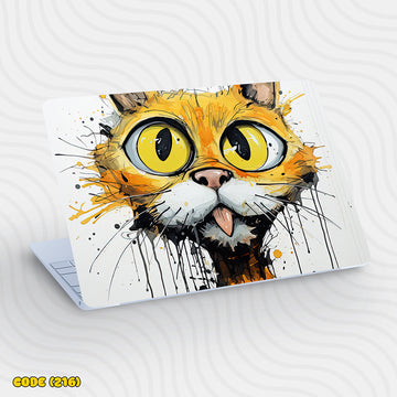 Cat illustration -Laptop Skin
