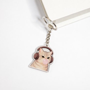 Cat - Acrylic Keychain