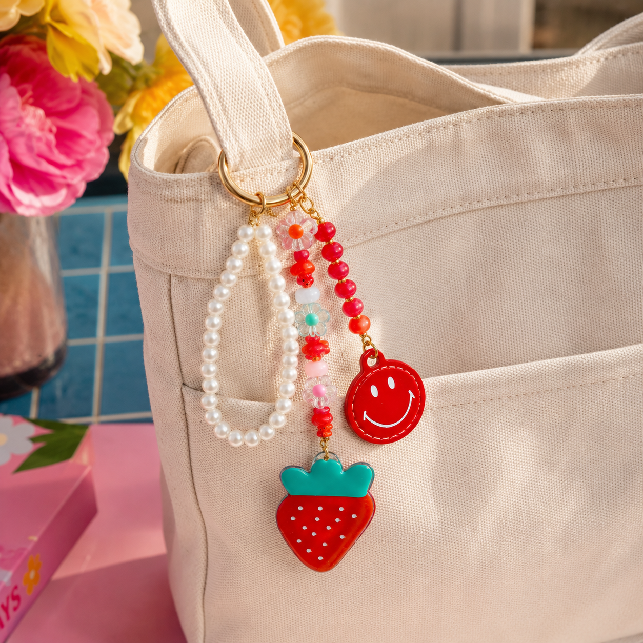 Strawberry - Bag Charm