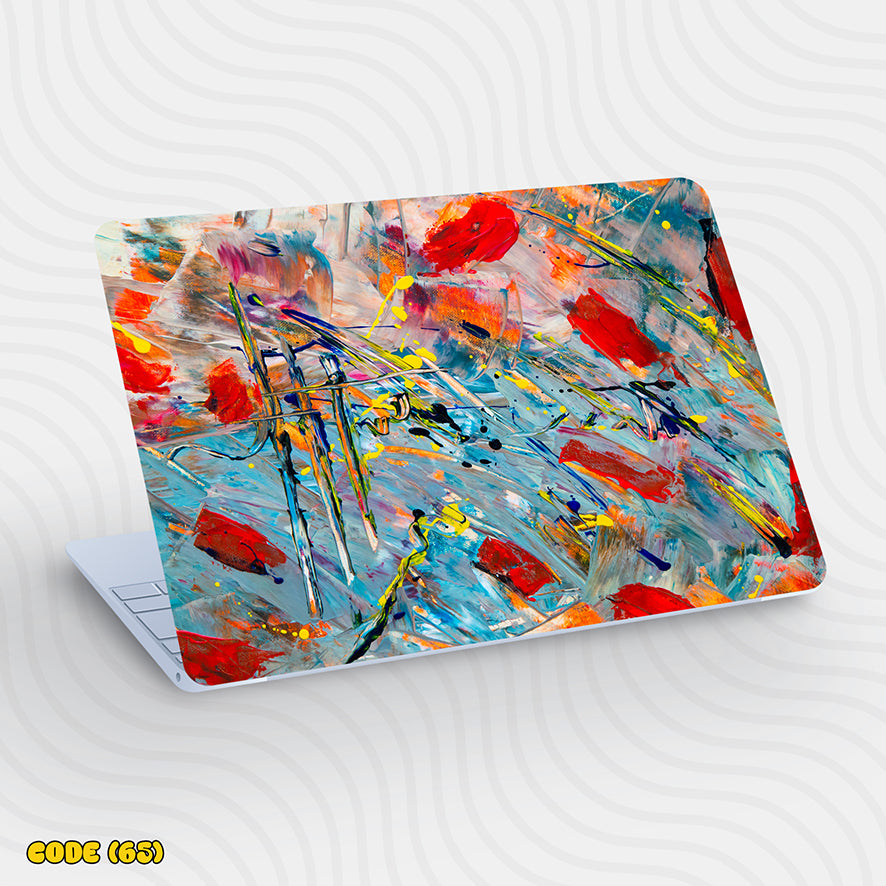 Colorful Paint Splatter - Laptop Skin