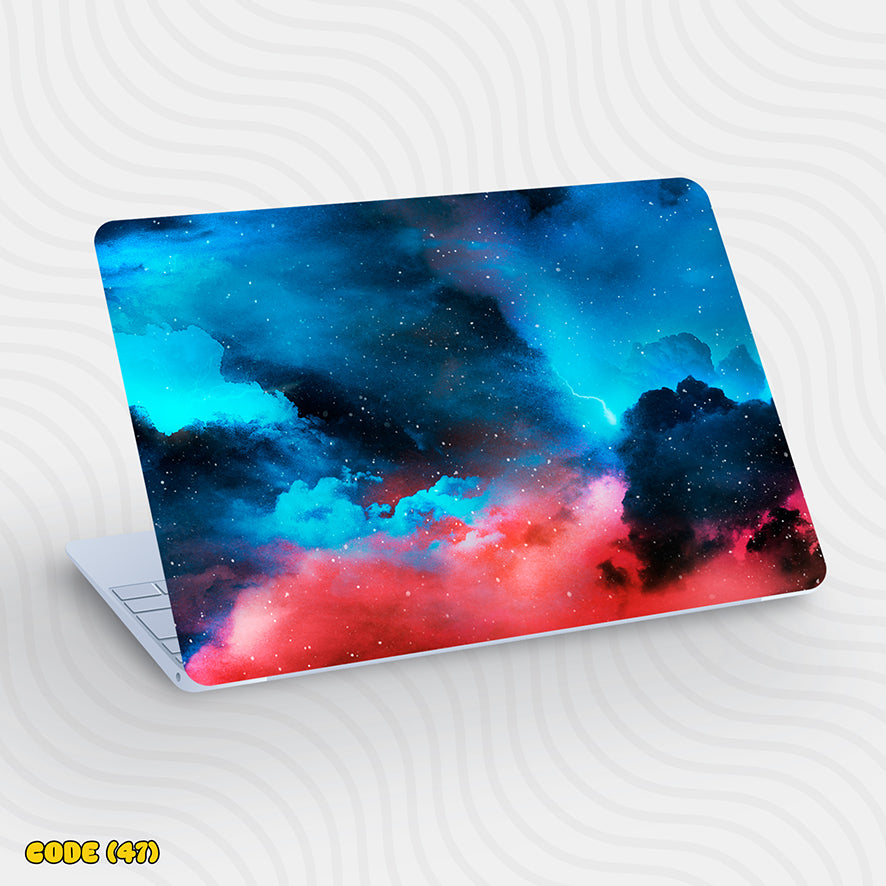 Colorful Space Clouds - Laptop Skin