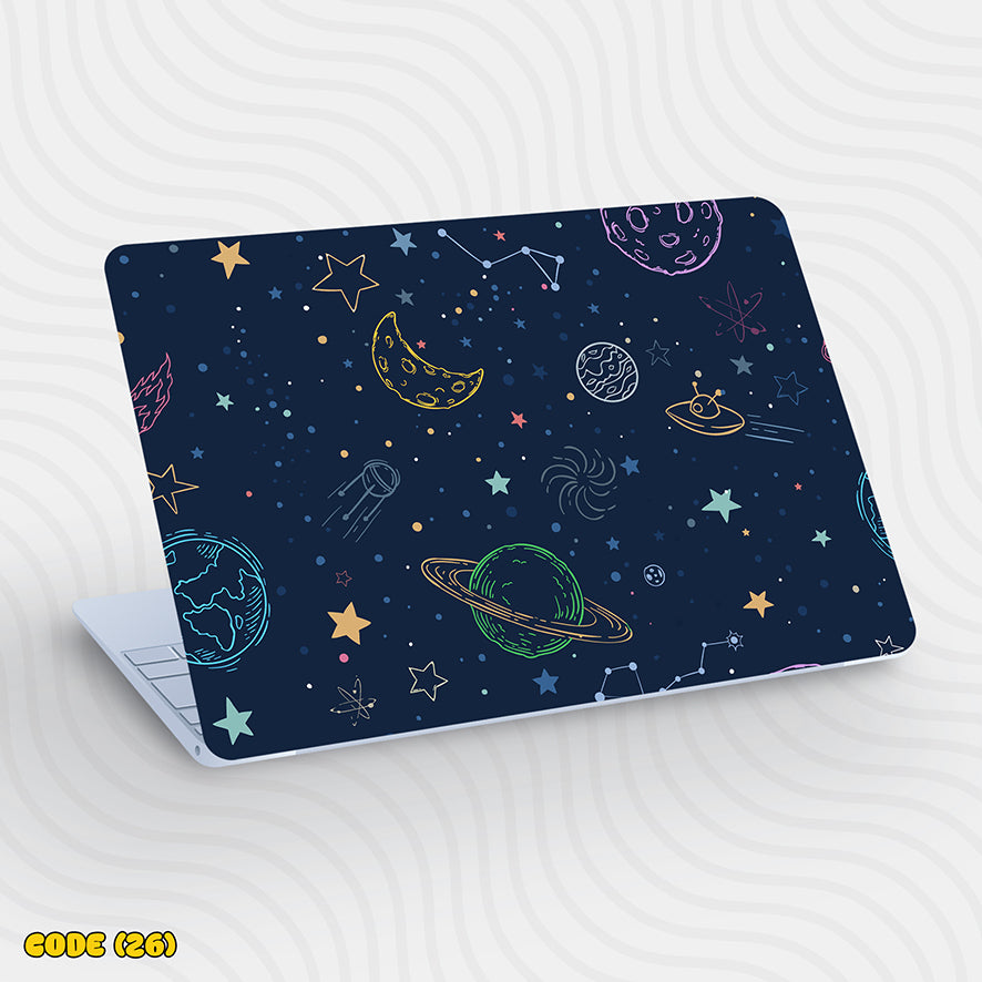 Cute Space Pattern - Laptop Skin