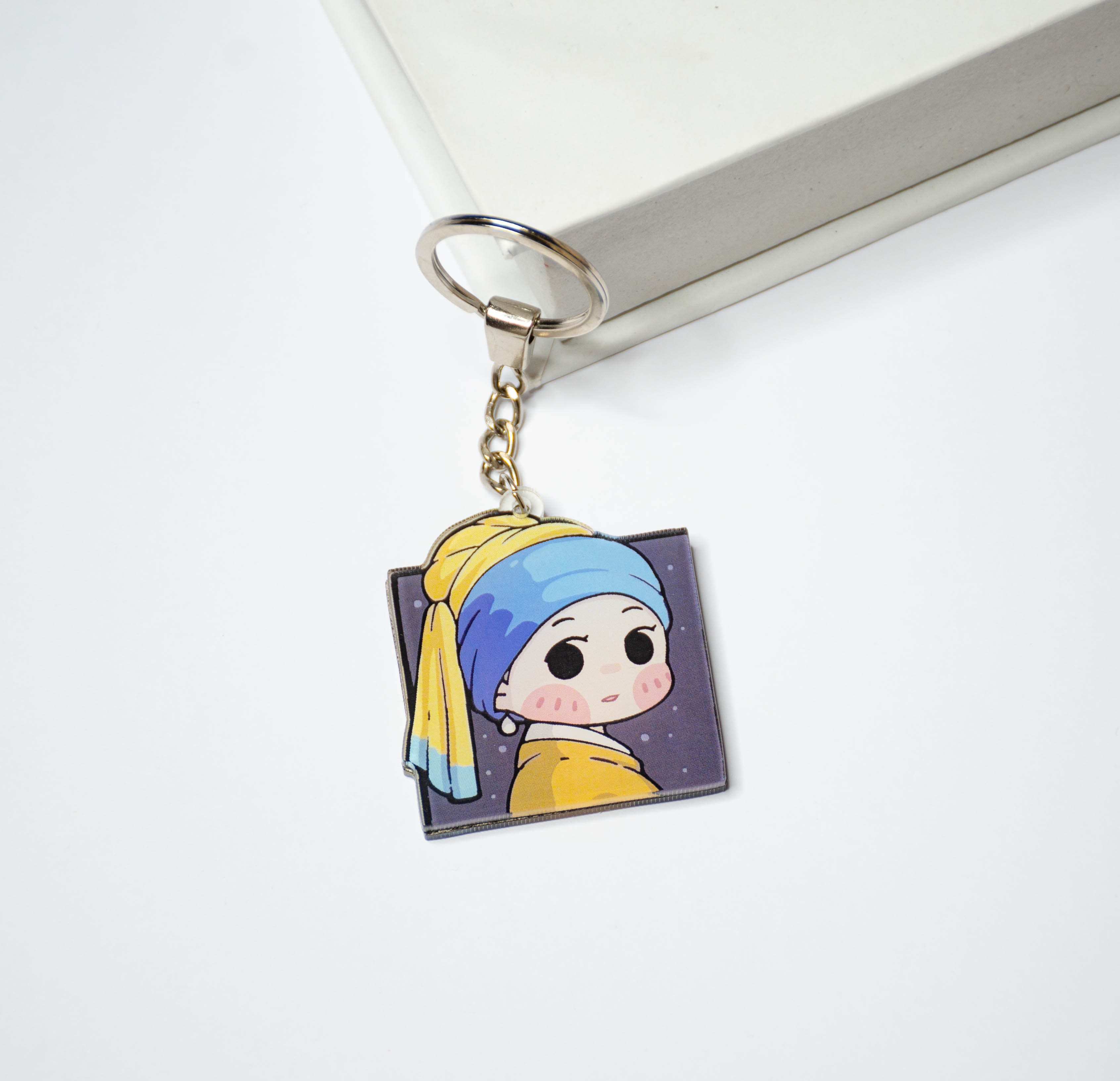 Pearl Earring Girl - Acrylic Keychain