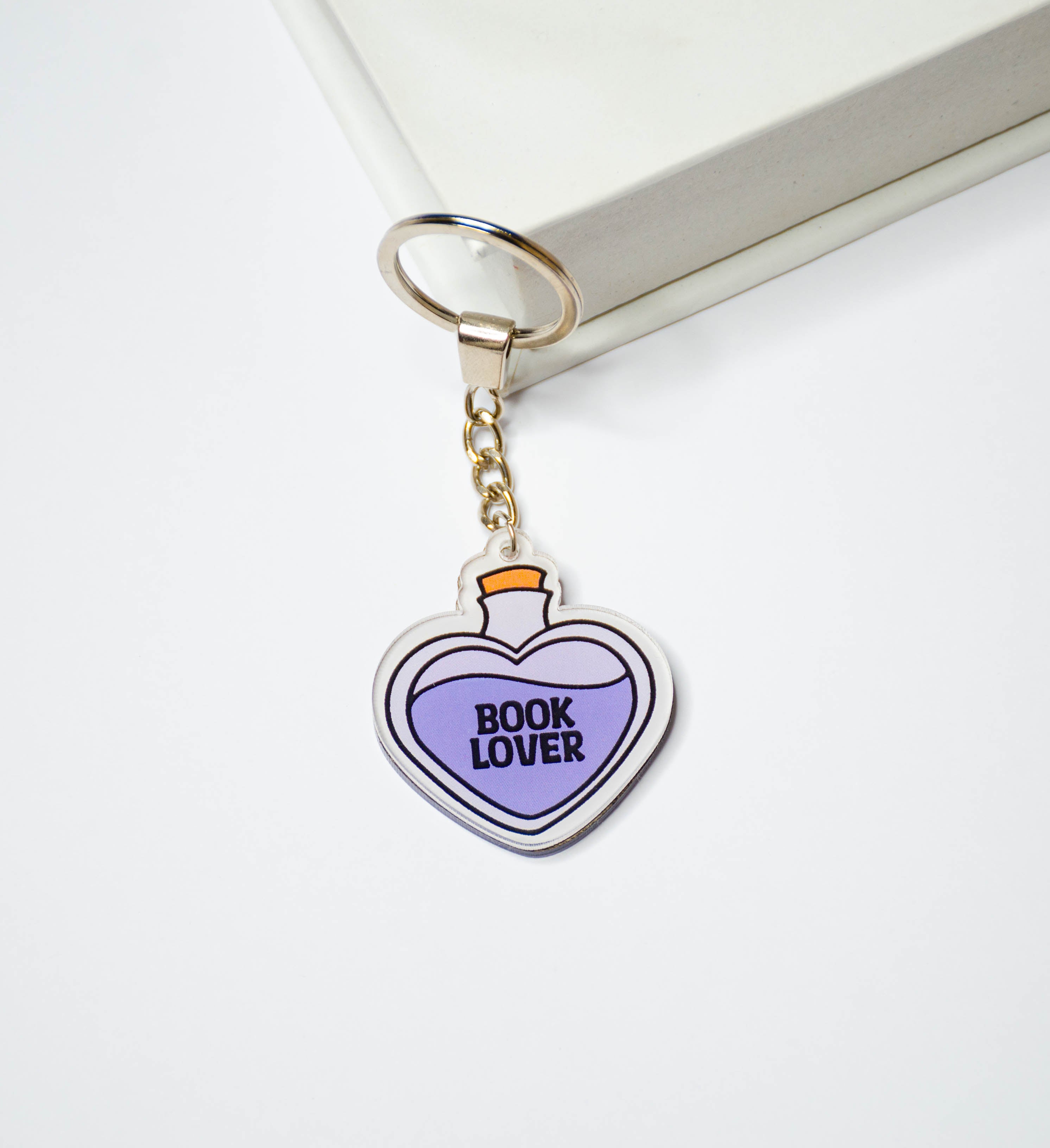 Book Lover - Acrylic Keychain