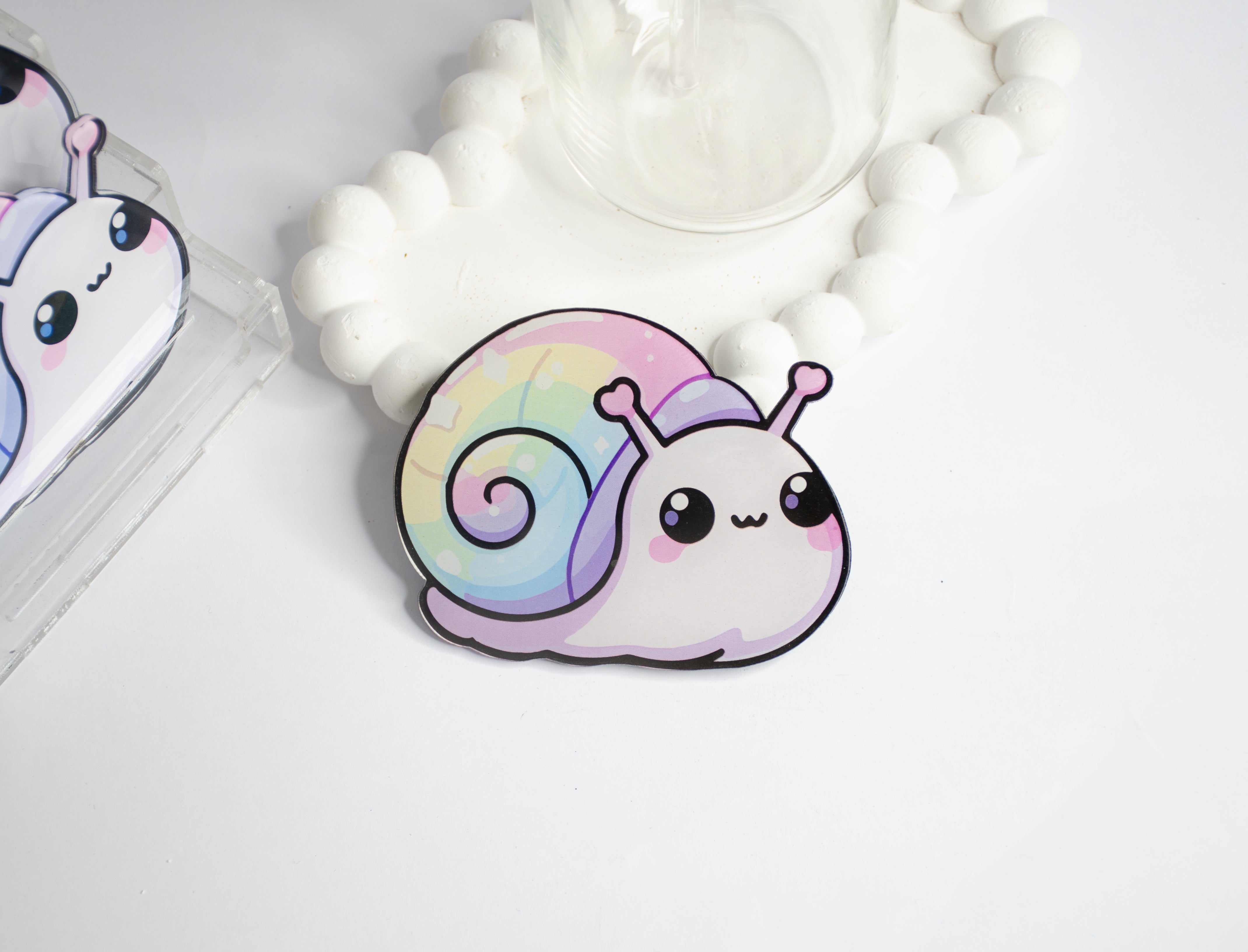 Marshmallow Snail - Coaster