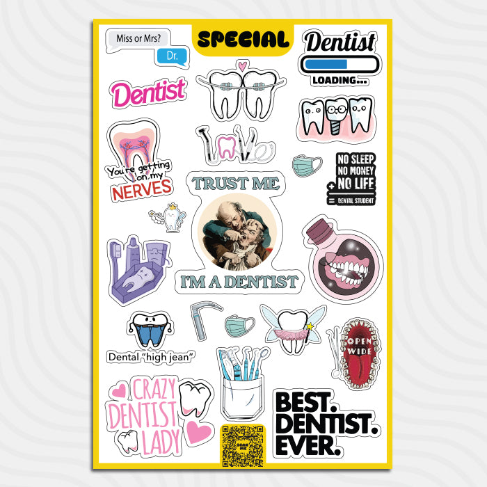 Dentist - Sticker Sheet