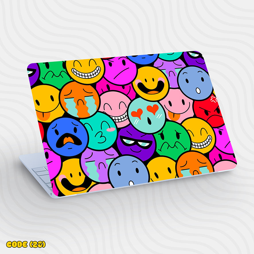 Emoji Faces - Laptop Skin
