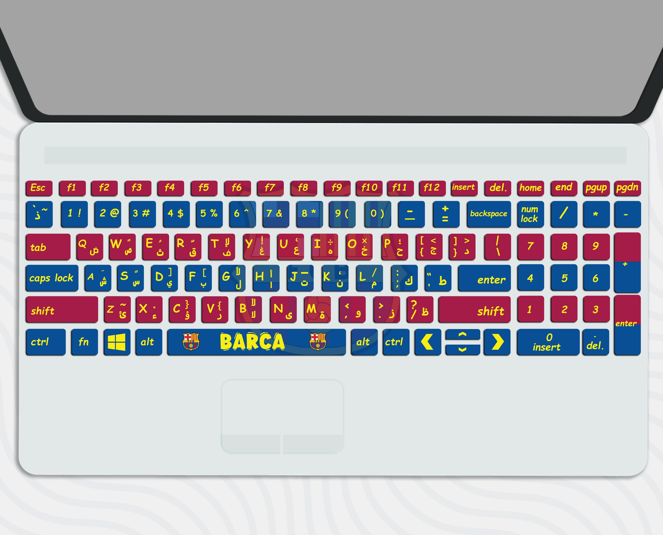 FC Barcelona - Keyboard Sticker