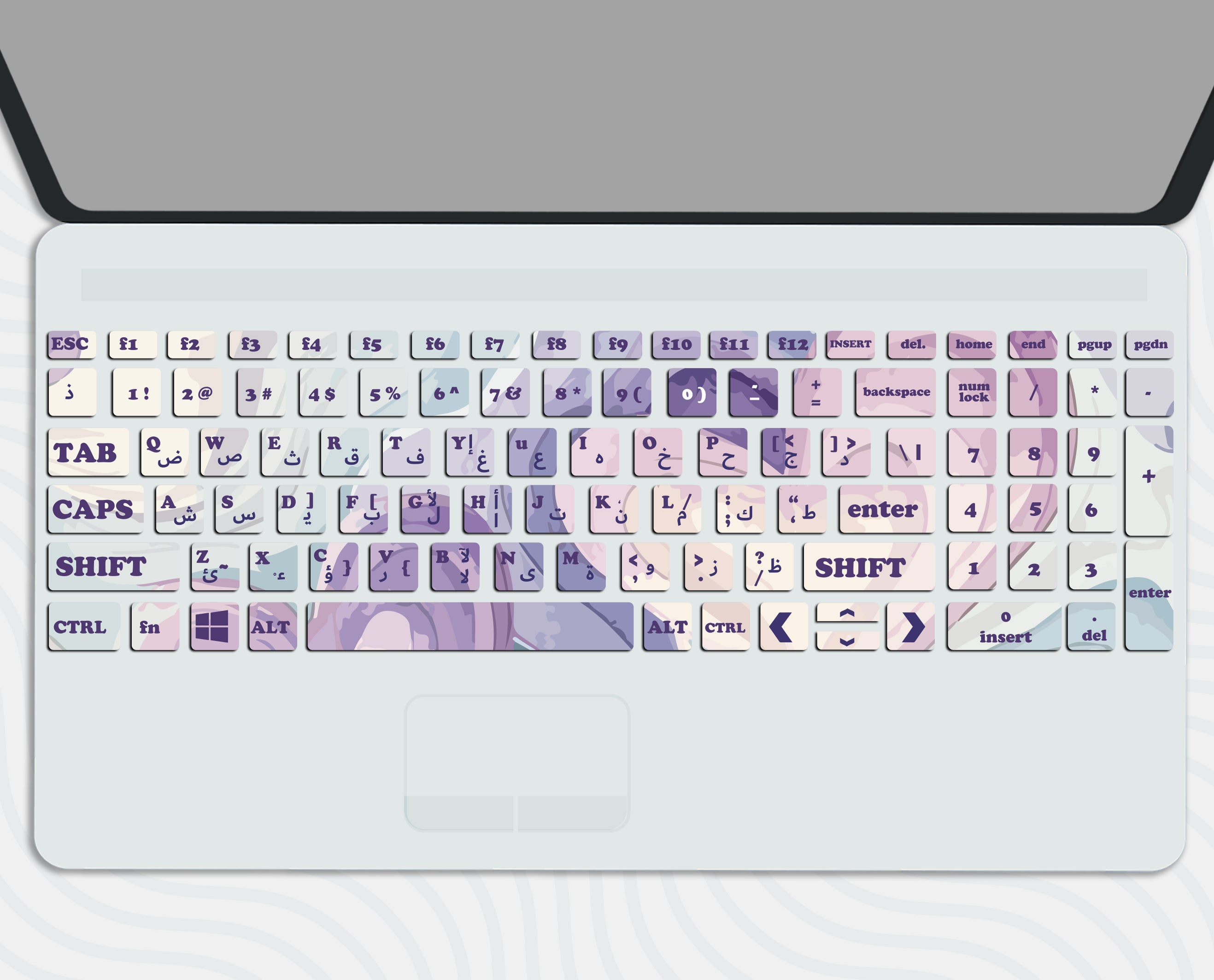 Hearts - Keyboard Sticker