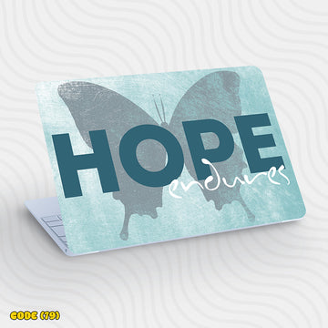Hope Endures Butterfly - Laptop Skin