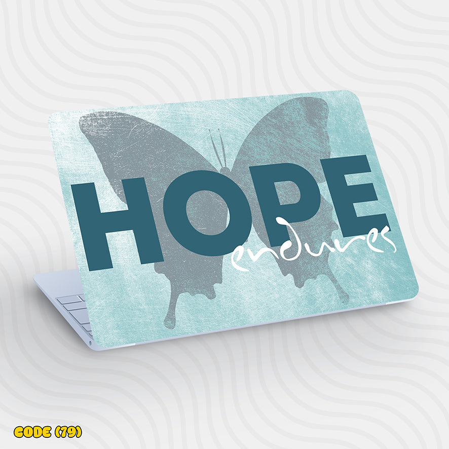 Hope Endures Butterfly - Laptop Skin