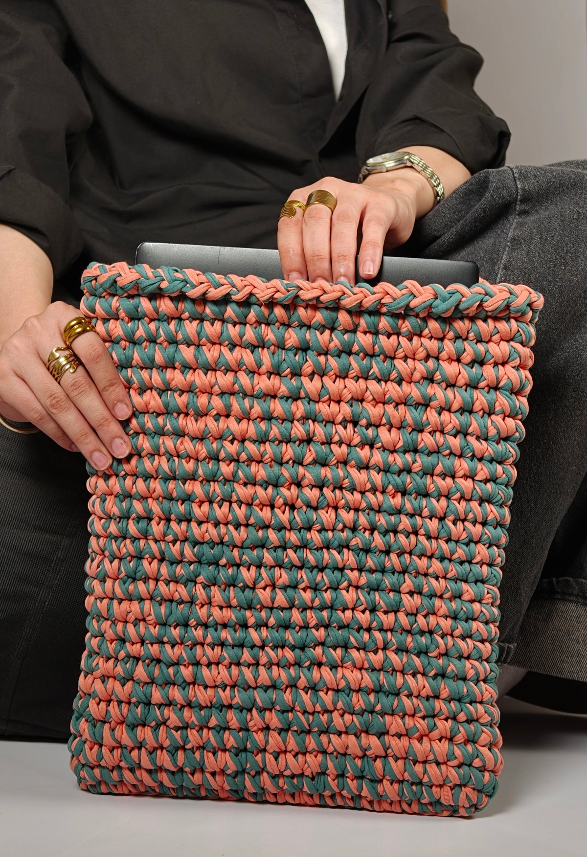 Chunky - Crochet Laptop Sleeve
