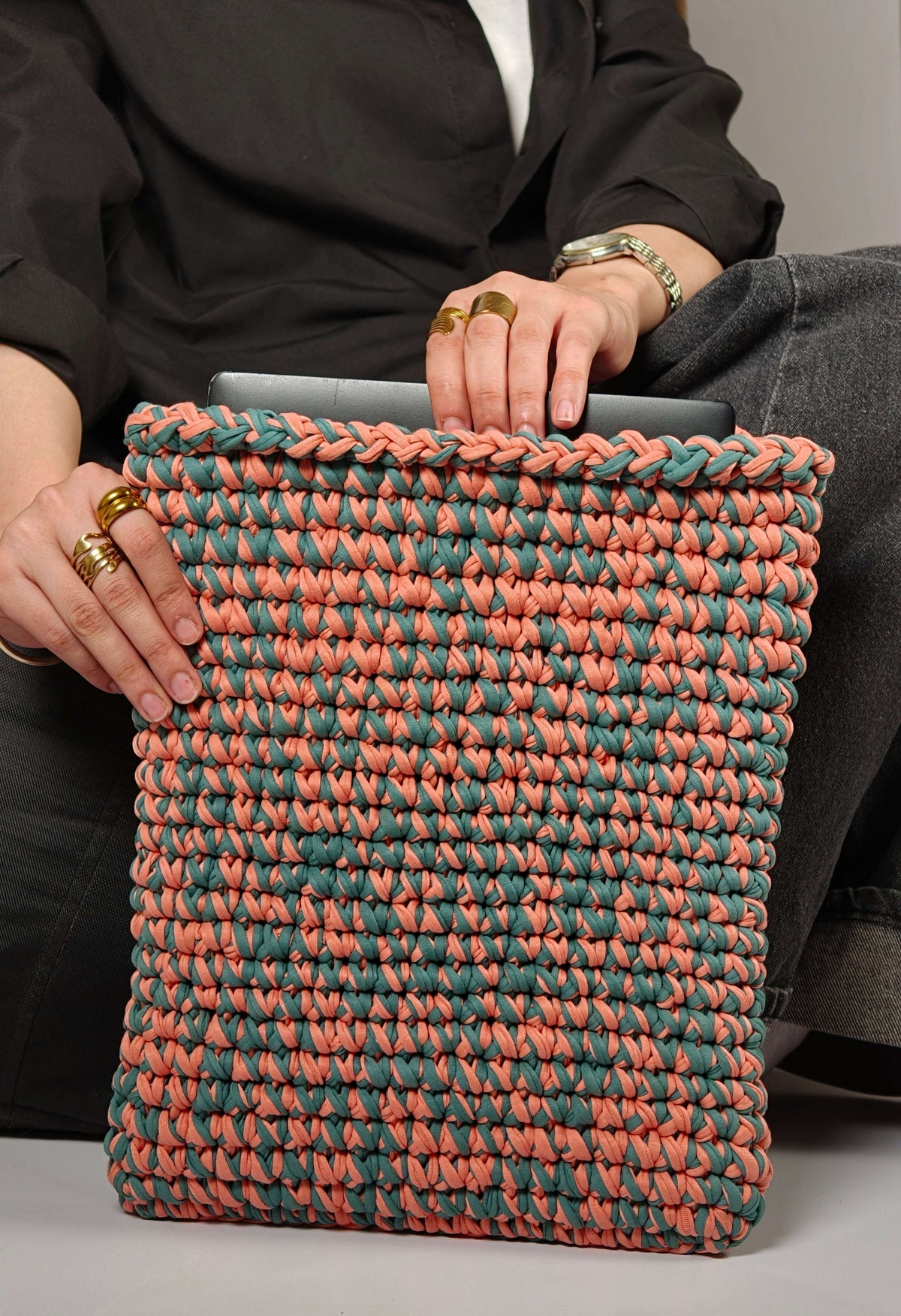 Chunky - Crochet Laptop Sleeve