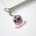I'm Just a Girl - Acrylic Keychain