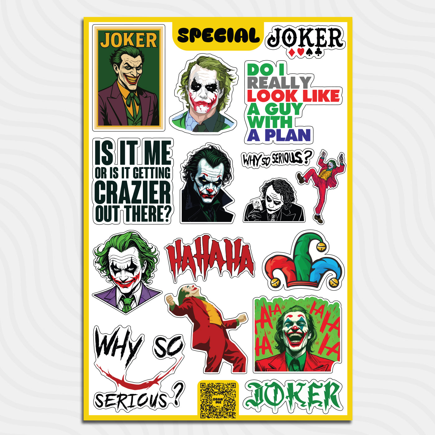 Joker - Sticker Sheet