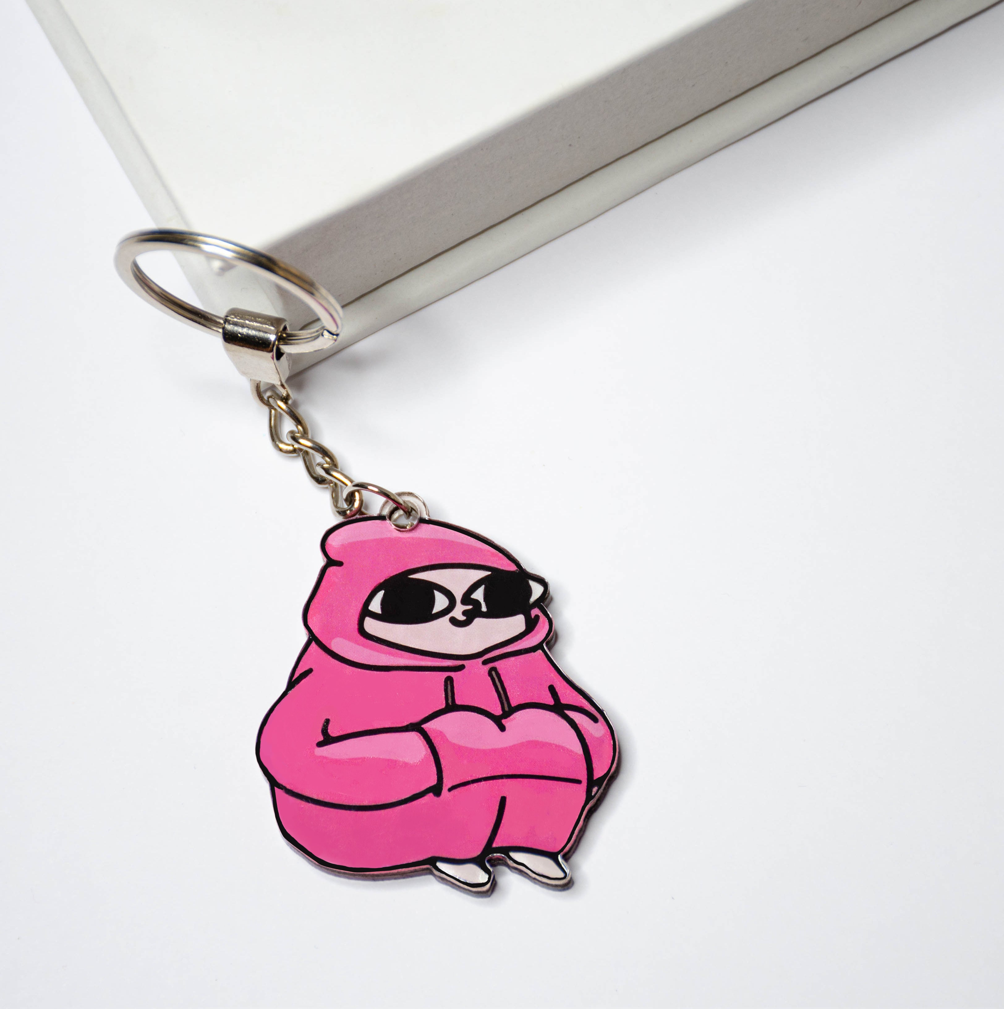 Ketnipz Pink Hoodie - Acrylic Keychain