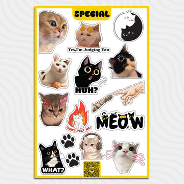 Meaw - Sticker Sheet