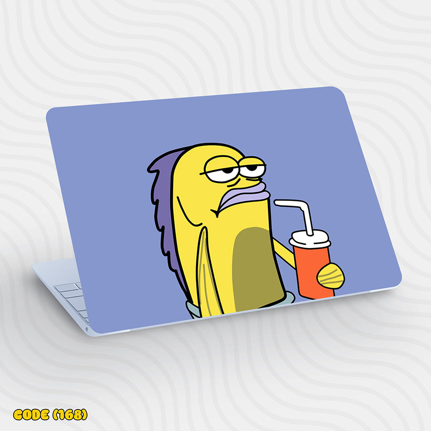 Meme Fish - Laptop Skin
