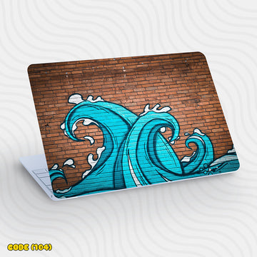 Ocean Wave Graffiti - Laptop Skin