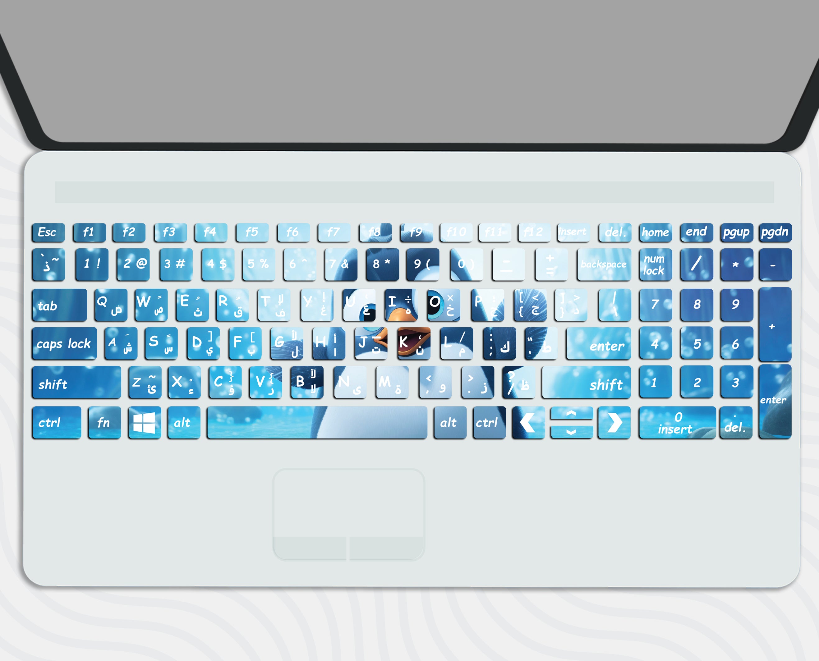 Penguins - Keyboard Sticker