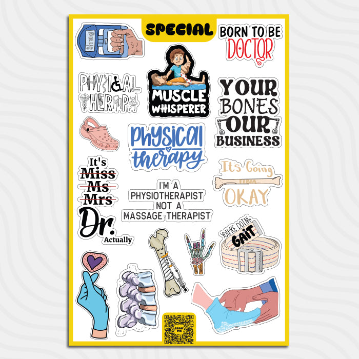 Physical Inactivity Sticker Physical Therapy - Sticker Sheet – special