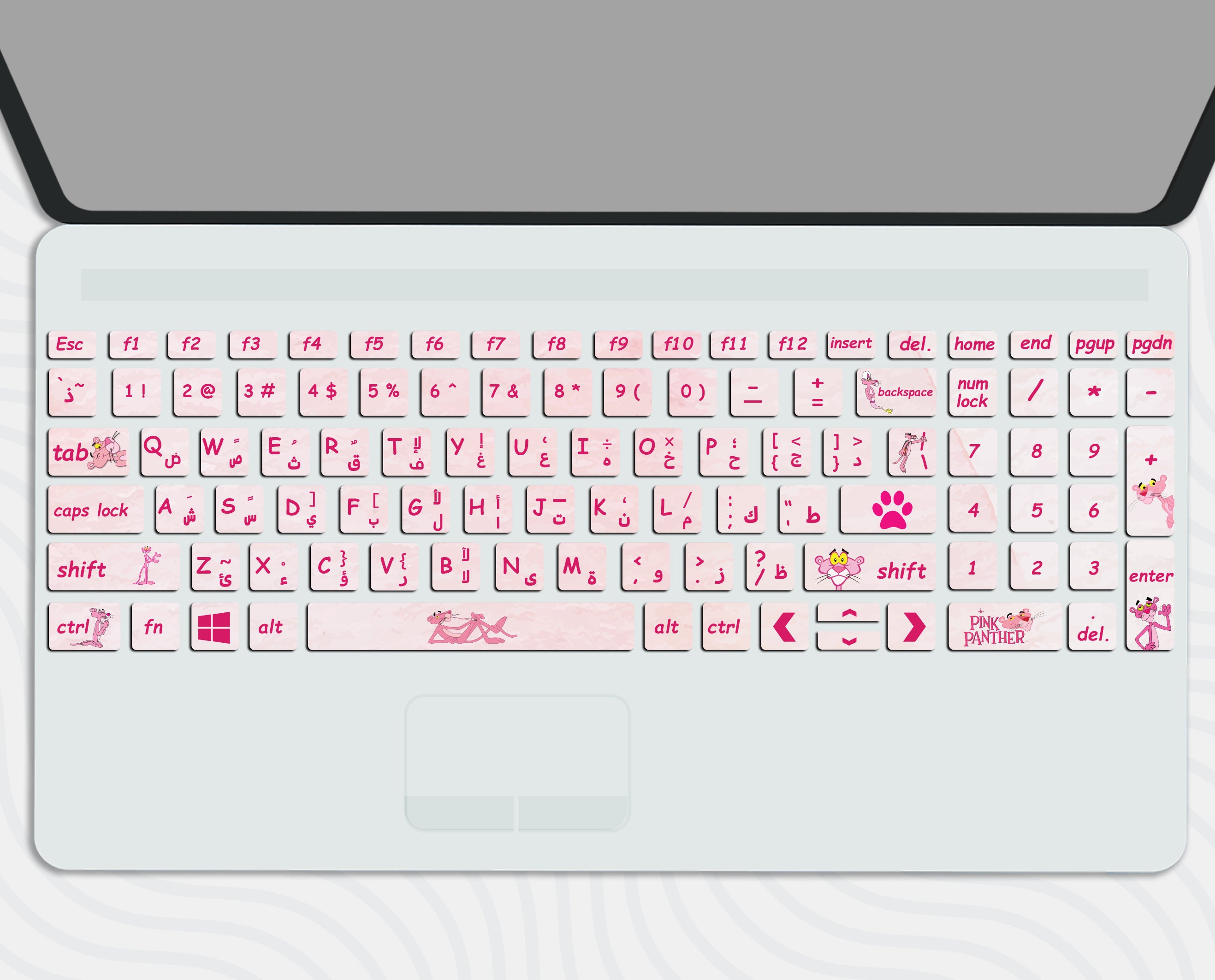 Pink Panther - Keyboard Sticker