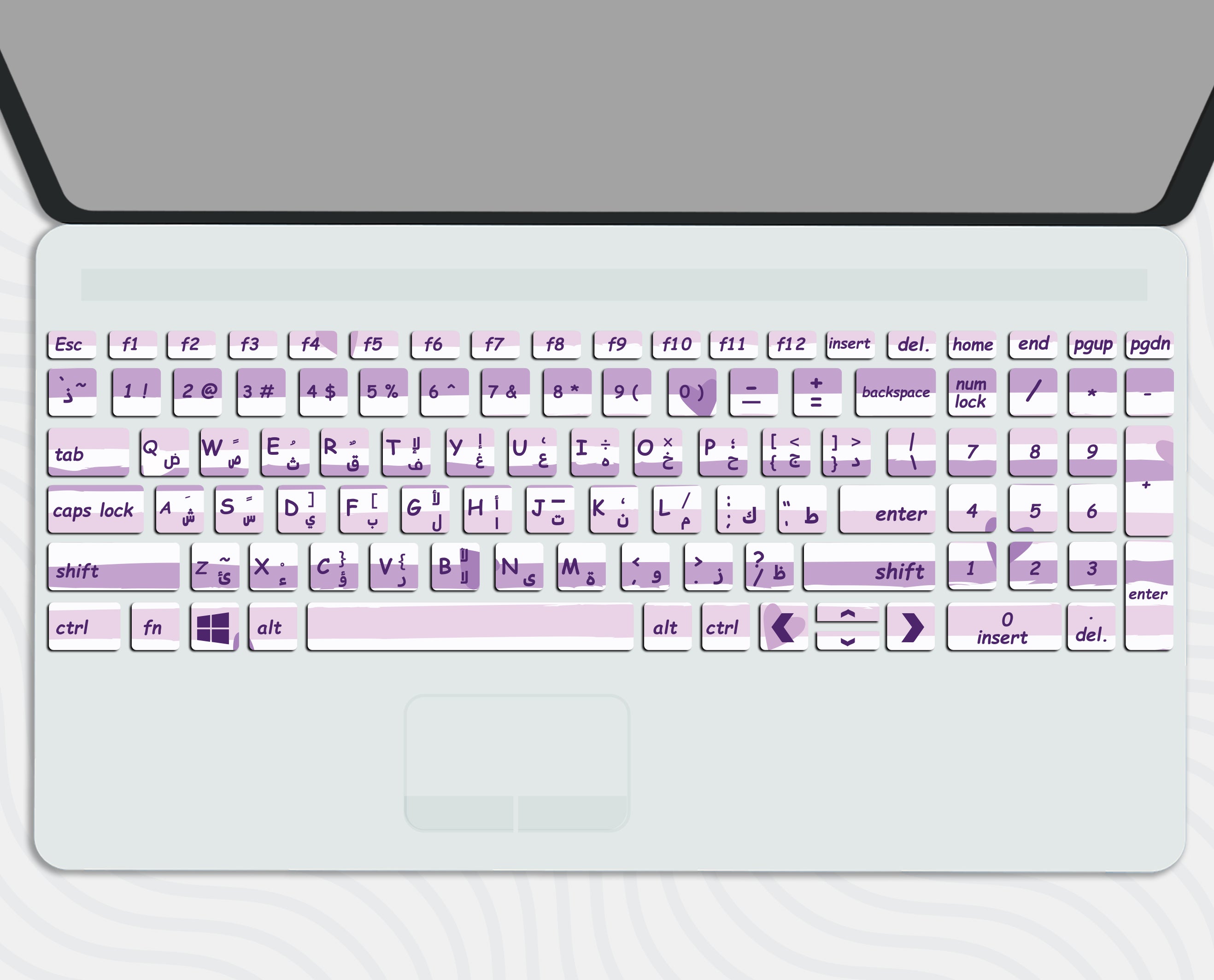Purple - Keyboard Sticker