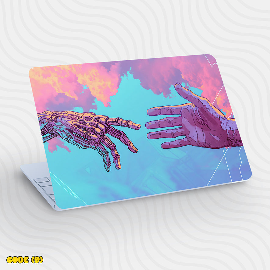 Robot Human Hands - Laptop Skin
