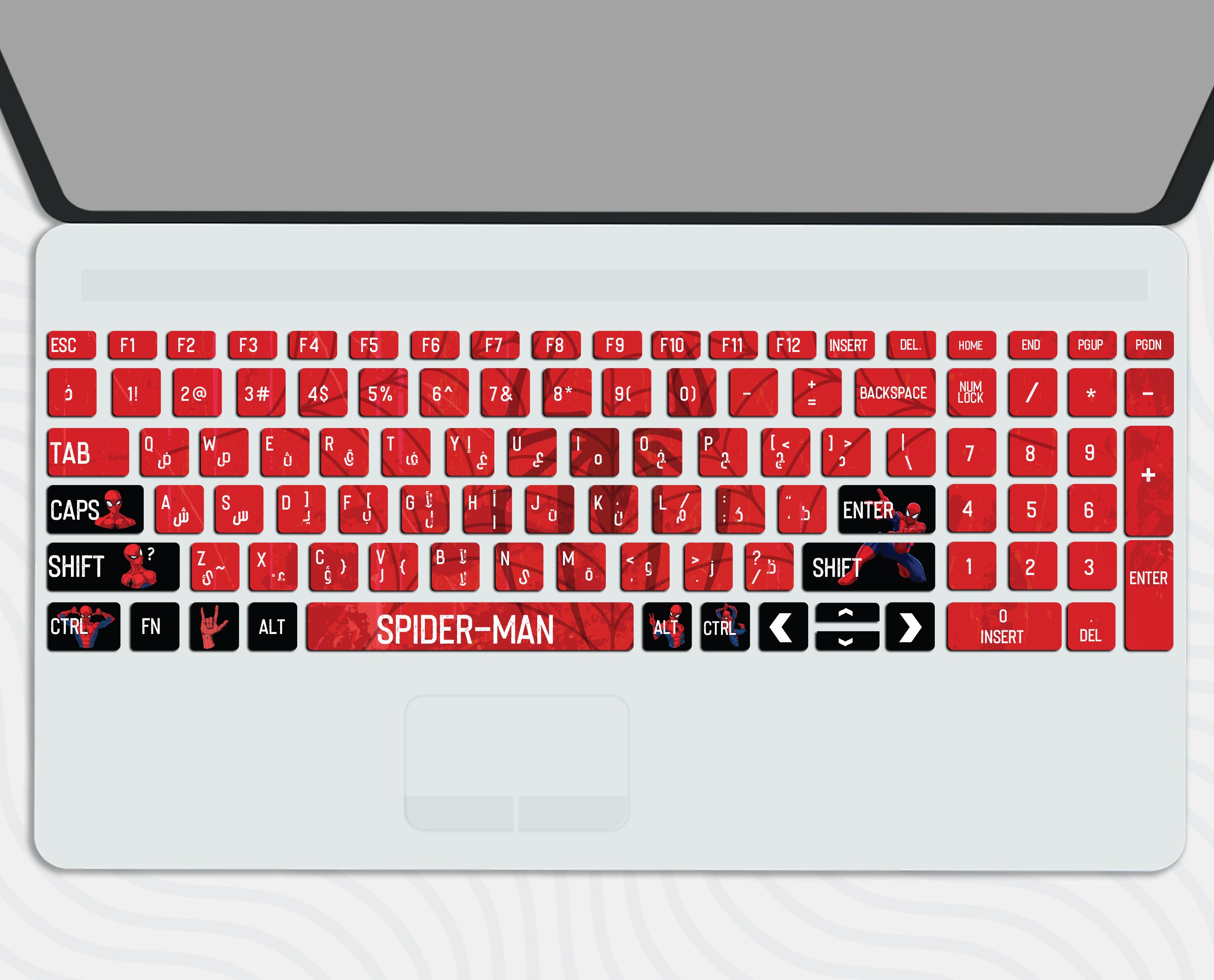 Spiderman - Keyboard Sticker