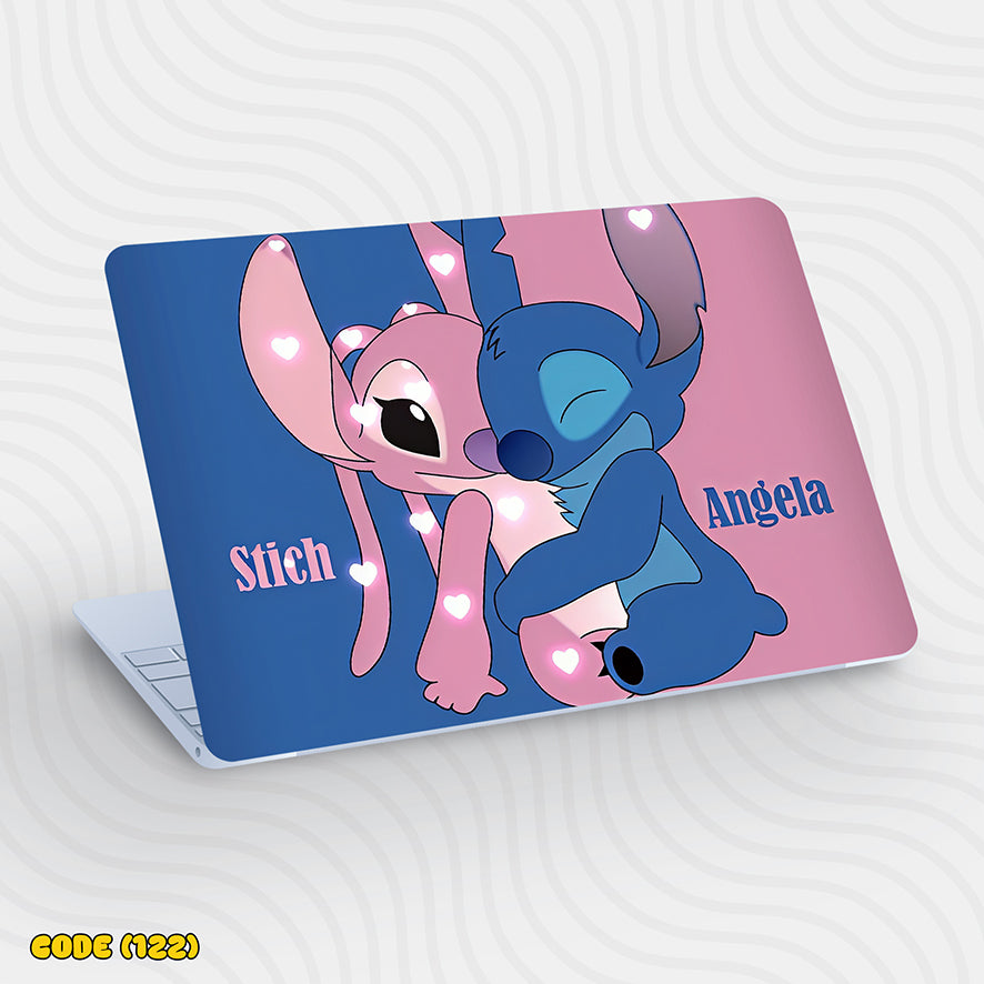 Stitch & Angela - Laptop Skin