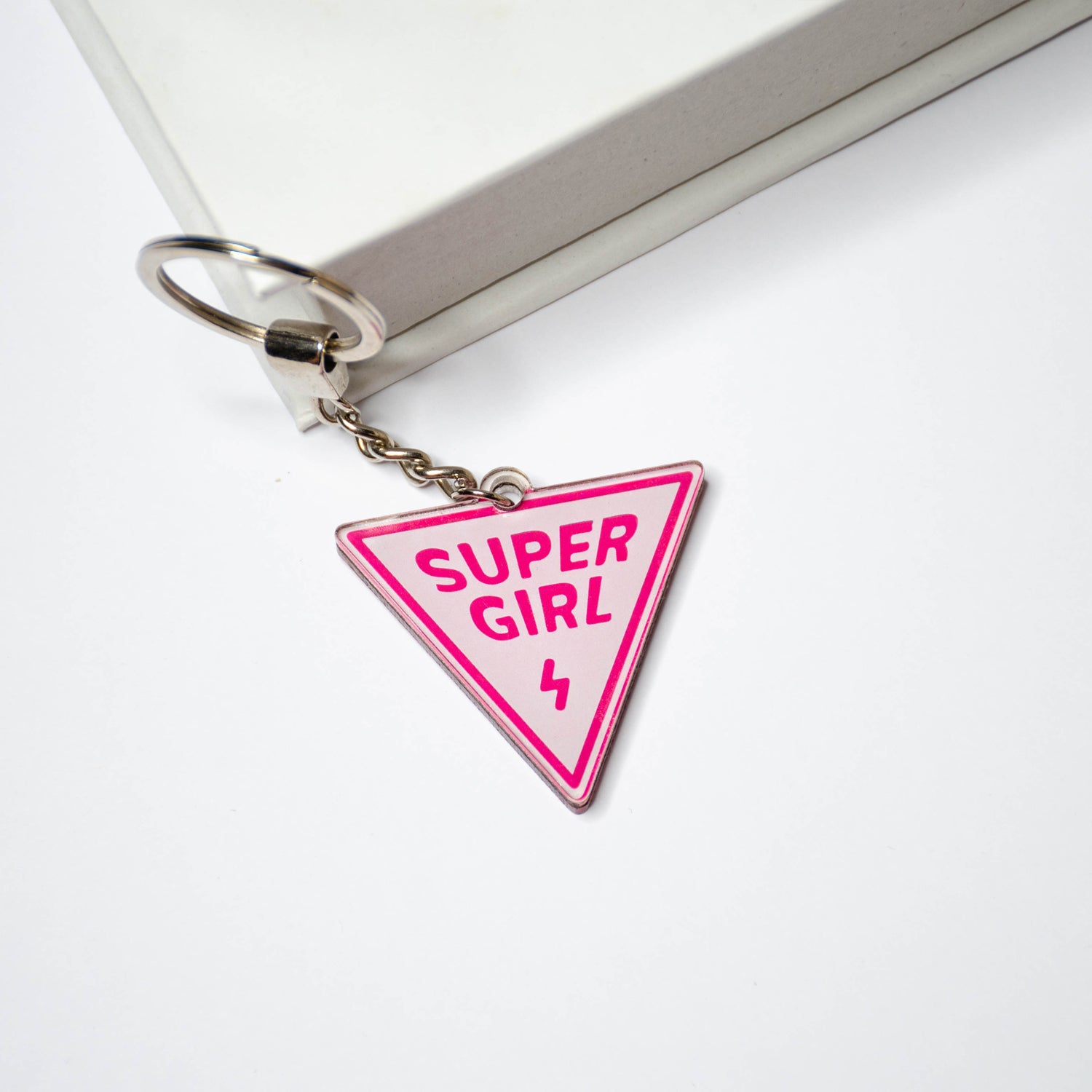 Super Girl - Acrylic Keychain