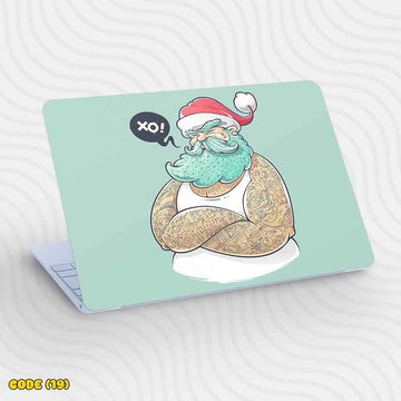 Tattooed Santa - Laptop Skin