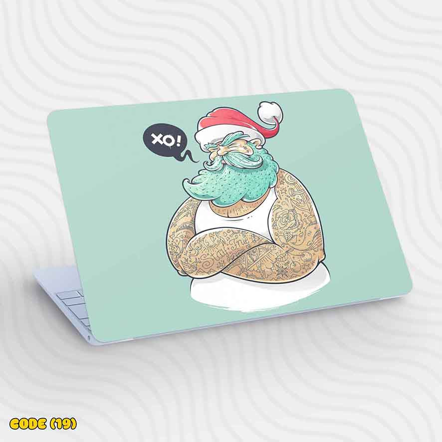 Tattooed Santa - Laptop Skin