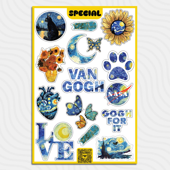 Van Gogh - Sticker Sheet