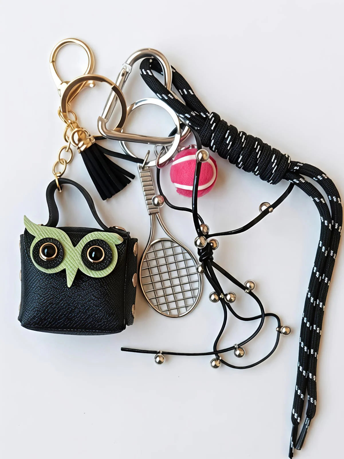 Black Cute Owl - Bag Charm