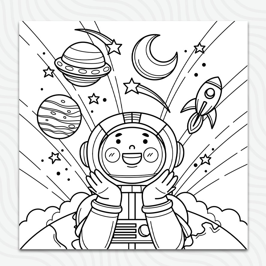 Astronaut Sheet (50x50)