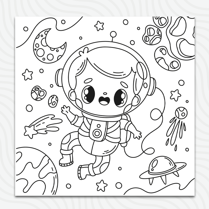 Astronaut (01) sheet (50x50)