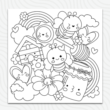 Bees Sheet (50x50)