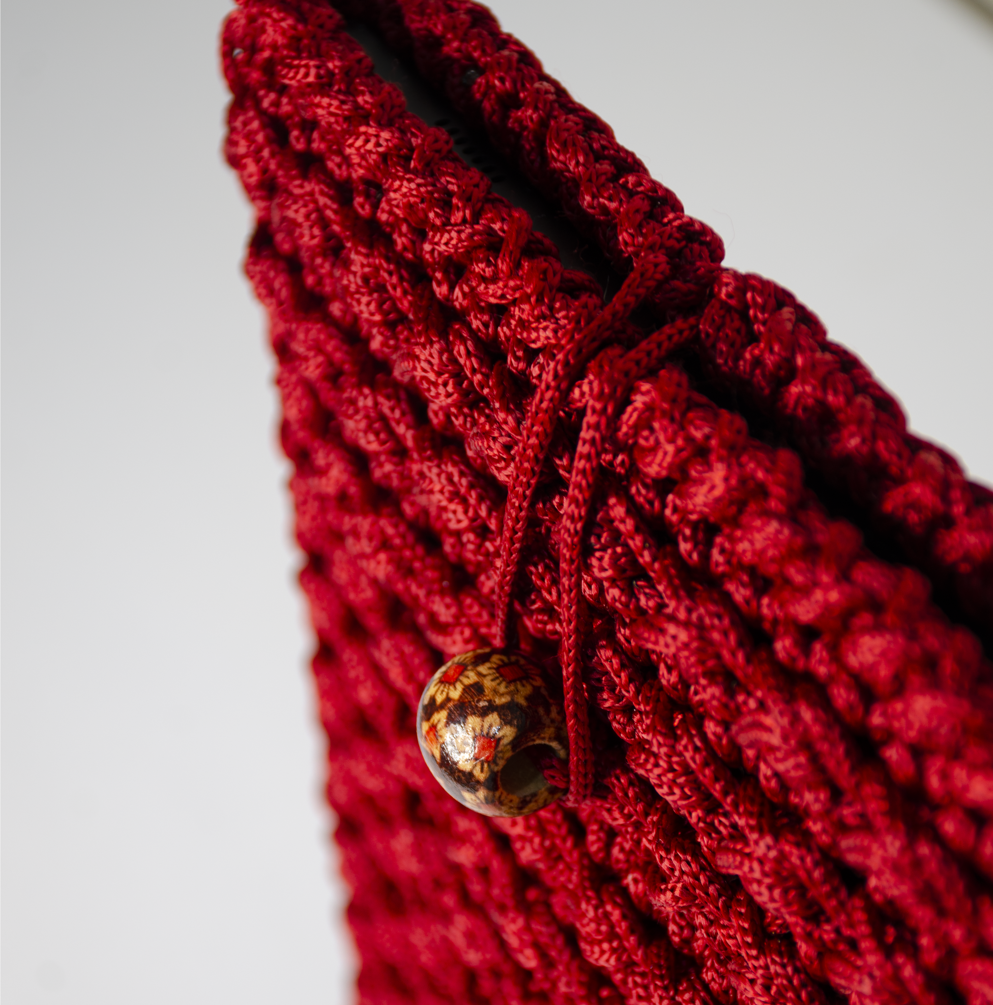 Red Crochet Tablet Case