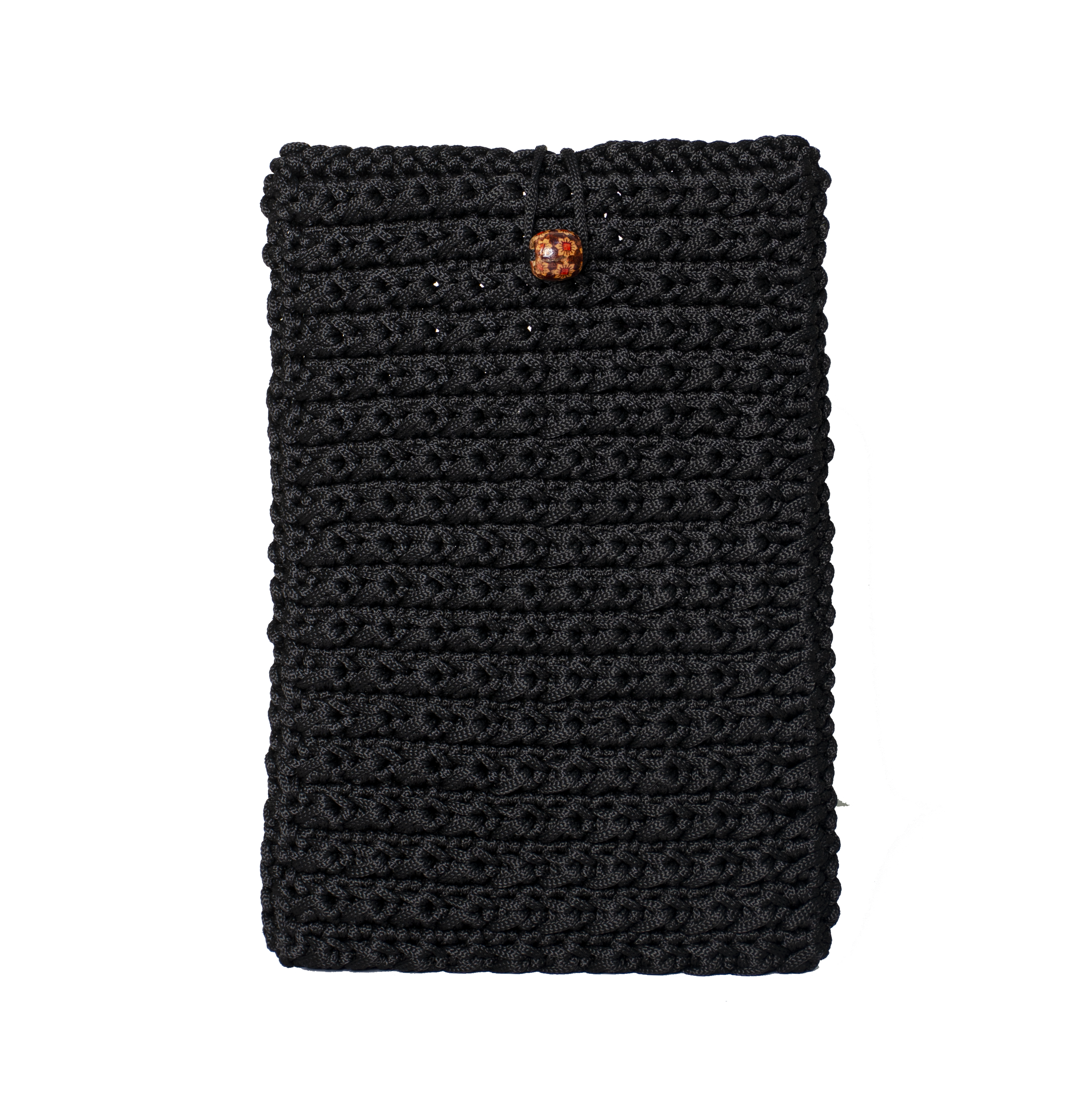 Black Crochet Tablet Case